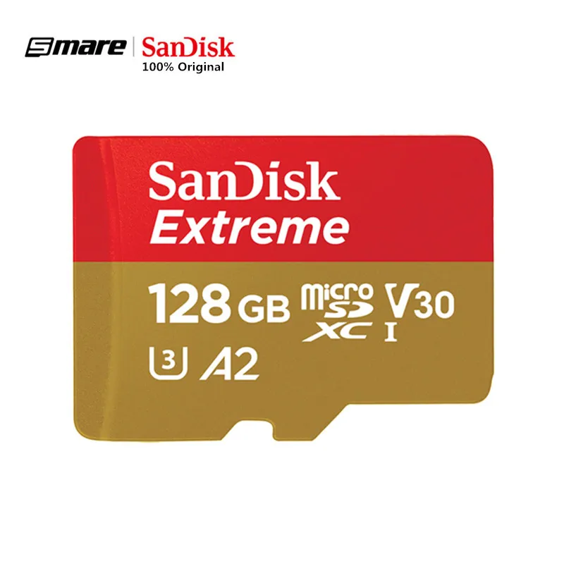 100% SanDisk Memory Card 64GB Extreme micro TF SD Card UHS-I C10 U3 V30 A2 160MB/s Flash 32GB 64GB 128GB 256GB 400GB TF Card - ANKUX Tech Co., Ltd