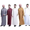 Mideast Arabic men'sLong Dress Islamic Clothing White Black Abaya Wholesale
