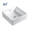 chaozhou sanitaryware used square shaped bathroom sink ceramic lavamanos