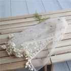 Ivory Lace Bonnet Wrap Set Newborn Photography Props Vintage Ruffle Pearl Hat Baby Tassel Fringe Layer Stretch Wrap Outfit