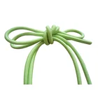 Factory Wholesalers Rubber Rope Flat Drawcord Elastic Woven Cotton Cord for Stitched