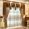 Europe Style Curtains Luxury Embroidered Curtains For Living room Modern Valance Curtain For Bedroom