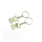 Metal Promotion Gifts Couple Key Chains 1 Pair Wedding Keychain