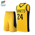 Mesh Fabric Dry Fit Basketball Jersey Digital Printed Custom Basketball Uniform Set