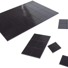 Magnetic Square on one side, self adhesive on the other side