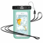 6/6.5 inches clear transparent Pouch Cell Phone Dry Bag Underwater cover Neck Strap Compatible waterproof phone case