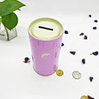 Solid color shadow animal coin piggy bank cans / money saving box