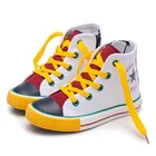 Wholesale Lace Up High Top children canvas shoe casual kids sneakers