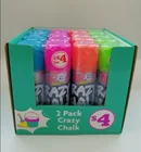 3oz Spray Chalk With Glitter For Road Marking And Graffiti For Above 8 Years Children Easy Washable
