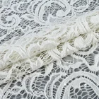 Good service nylon spandex white net austrian sequins embroidered lace fabric