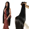 natural black virgin bulk hair weaves bundles peruvian and brazilian human hair