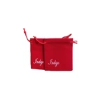 Custom Printed Velvet pouch ,Custom Velvet Jewellery Pouch with Drawstrings