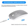 Bluetooth 4.0&2.4G Wireless Dual Mode Silent Mate Rechargeable 4 Bottons Mouse Mice USB Mouse 2.4GHz With Mini USB Dongle