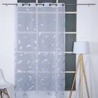 China supplier cheap glitter shiny foil tulle panel home curtain fabric for living room decoration