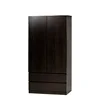 Factory direct sale bedroom wooden wardrobe cabinet with 2doors & 2drawers
