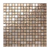 20x20mm Luxury style cheaper price good quality bronze foil glass tile mosaic for bathroom decor