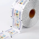Custom automatic Packing PE film / Laminated sachet Pouch Film / plastic film roll for water sachet 500ml
