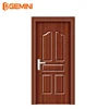 5 panels nut-brown interior wooden door