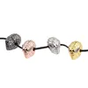 stock wholesale micro inlay zircon spiderman accessories handmade diy jewelry copper diy bracelet loose beads