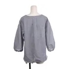 Summer stripe chiffon shirts loose blouse women plus size tops