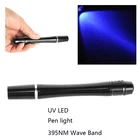 Pocket LED Flash light 395nm Purple Light UV Pen Flashlight Torch Light