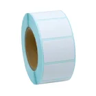 Hybsk(TM) Direct Thermal thermal Paper Sticker 1 1/5 x 4/5 Inch White Permanent Adhesive Label 800 per Roll