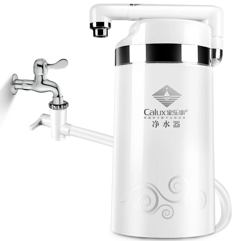 Countertop Mini Hollow Fiber Water Filter System Faucet Mounted