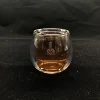small capacity transparent shot glass tea cups