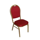 wholesale modern fabric seat banquet stacking party event royal dining with metal legs wedding chair for restaurant