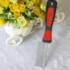 Paw Print Anti Slip Handle Coarse Teeth Dog Pet Cat Animal Puppy Comb With 21 Pins