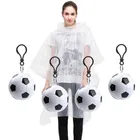 ball rain poncho in football shape case abs ball for raincoats ball rain poncho