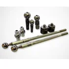 OEM factory customized long length stainless steel shaft universal swivel ball joint for car aircraft airplane