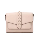 Buying Agent Competitive Price Fancy PU Leather Nude Shoulder Hand Bag With Zipper Purse