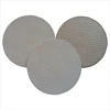 Metal sintered filter disc element with high quality powder filter