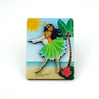 Custom color 3d printing fridge magnet making machine embossed
