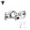 Motorcycle Custom 1 1/4" CNC Aluminum Foot Peg Mount Clamps for Harley