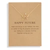 Custom New Design Promotional Paper Crane Shape Make A Wish Pendant Necklace