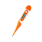 household thermo alert baby electronic flexible lcd display digital instant read touch sensor thermometer