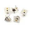5x New UHF Female SO239 Panel Chassis Mount Flange Deck Mount Solder Cup RF Connector