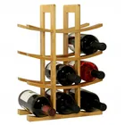 Home Freestanding Bottle Holder Wooden Wine Rack