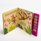 2019 Hot sales custom animal sound book for children board book for kids