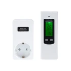 Wireless LCD remote thermostat heating and cooling temperature controller socket