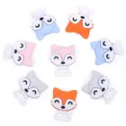 China Supplier Colorful Food Grade Silicone Baby Pacifier Clip