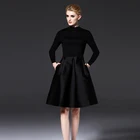 Wholesale Autumn Short Sleeve Plus Size Womens Fashion Dress