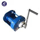 Hand operated wire rope pulling ship machine