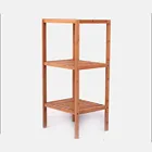 2019 Water Closet 3 Tier 100% Bamboo Bathroom Toilet Shelf Rack Stand Wholesale Prices