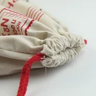eco cotton drawstring pouch canvas sling bag