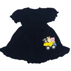 Puresun Seersucker Short Wholesale Boutique Children Clothes Little Girls Clothing Set