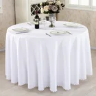 China Factory Wholesale Fashion Twill 100%Polyester Round Table Cloth