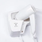 Customized Printed Hotel Bathroom Wall Mounted Electrical Hair Dryer for 1200W